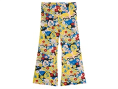 Mini Rodini trousers with flare and multi floral print  